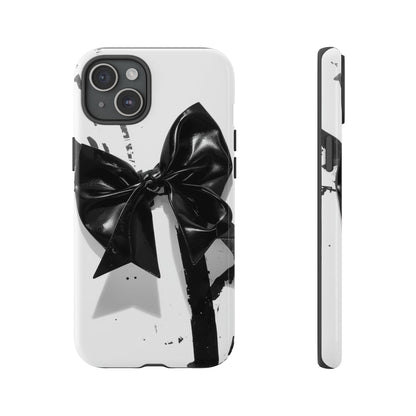 Phone Case — Black Bow Graphic Protective Cover