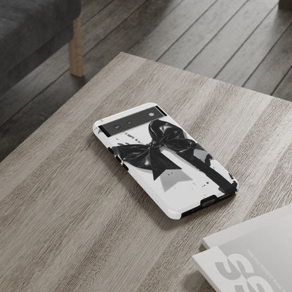 Phone Case — Black Bow Graphic Protective Cover