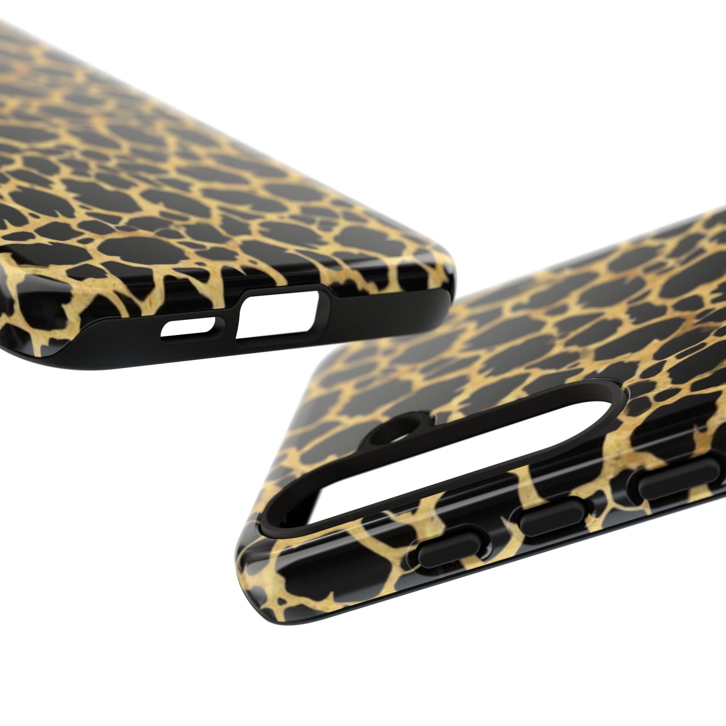 Giraffe Print Tough Phone Case — Durable Leopard-Style Protective Cover