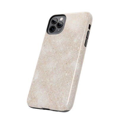 Marble Texture Tough Phone Case — Sandstone Protective Phone Cover