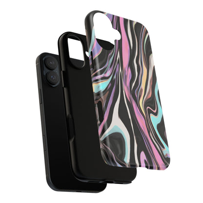 Abstract Marble Tough Phone Case — Pastel Swirl Protective Cover