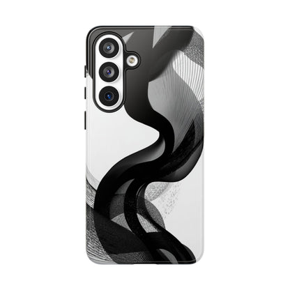 Phone Case — Monochrome Abstract Protective Cover
