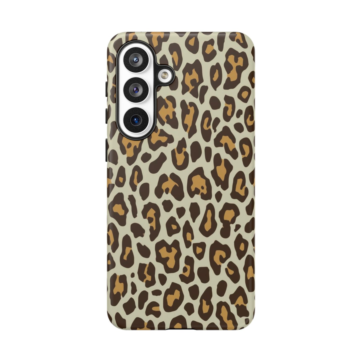 Leopard Print Tough Phone Case — Durable Protective Animal Print Case