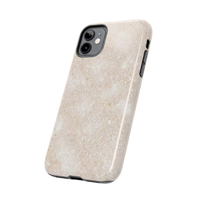 Marble Texture Tough Phone Case — Sandstone Protective Phone Cover