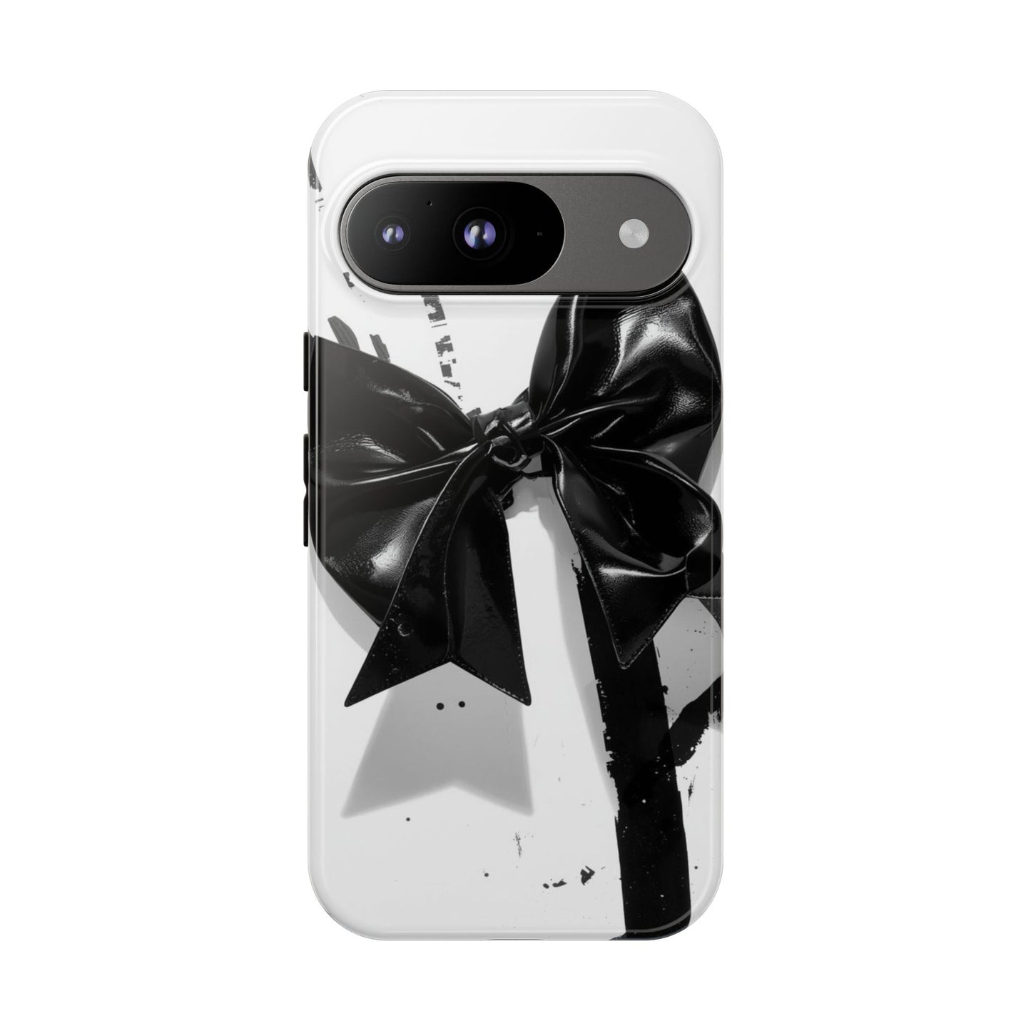 Phone Case — Black Bow Graphic Protective Cover