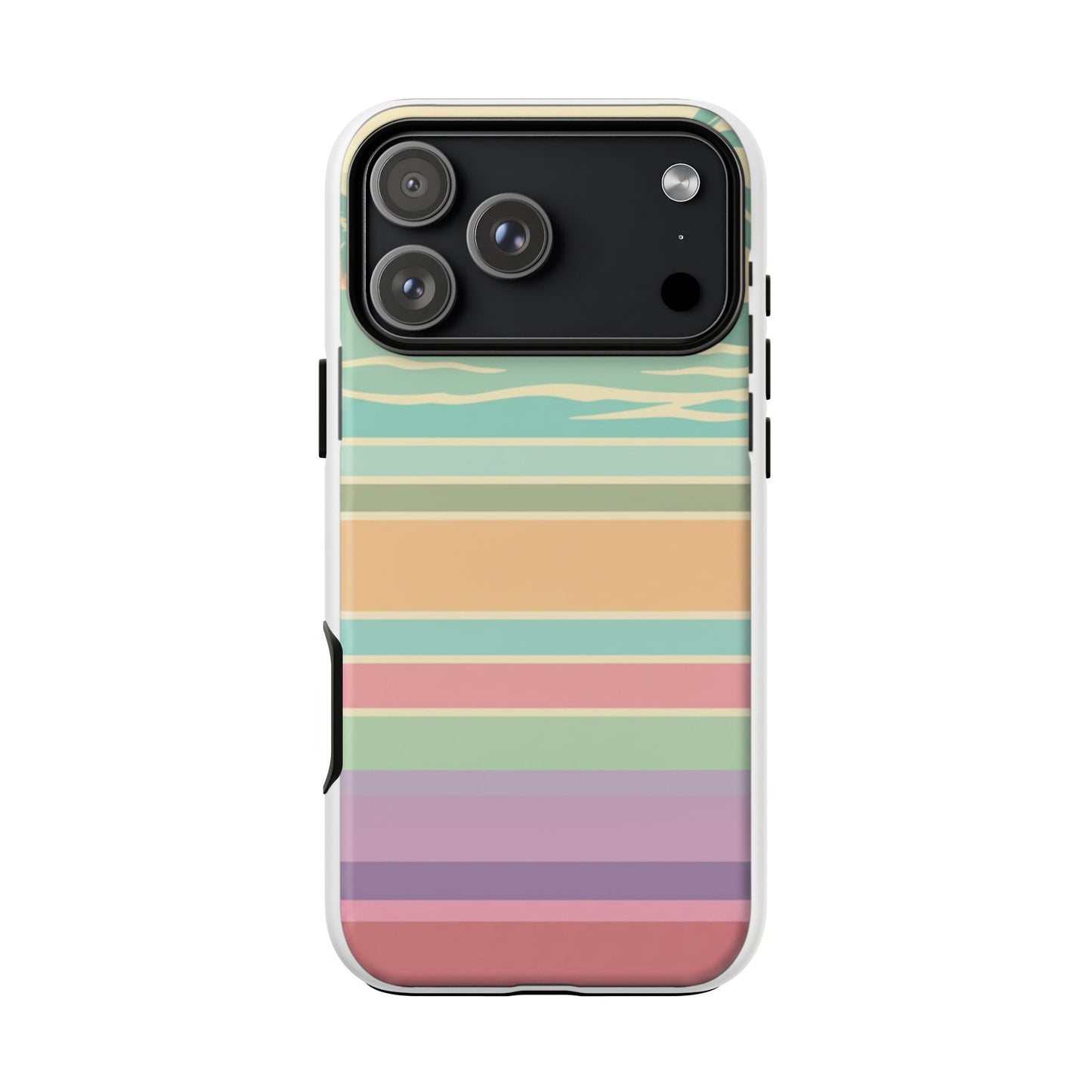 Tough Case — Retro Pastel Sunset Palm Tree Phone Case