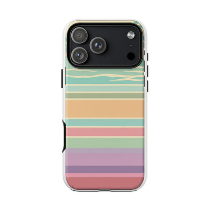 Tough Case — Retro Pastel Sunset Palm Tree Phone Case
