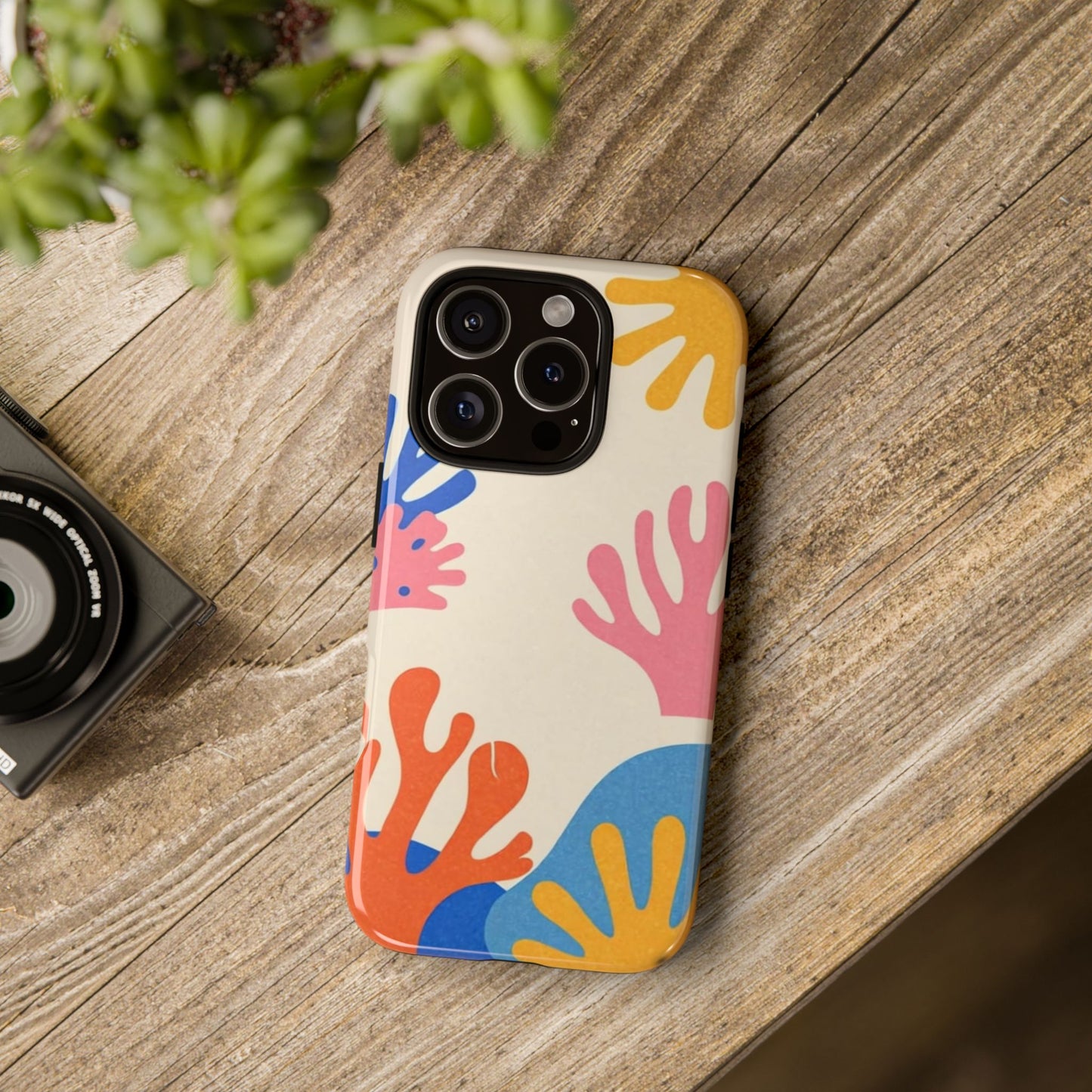 Tough Cases — Colorful Coral Pattern Phone Case