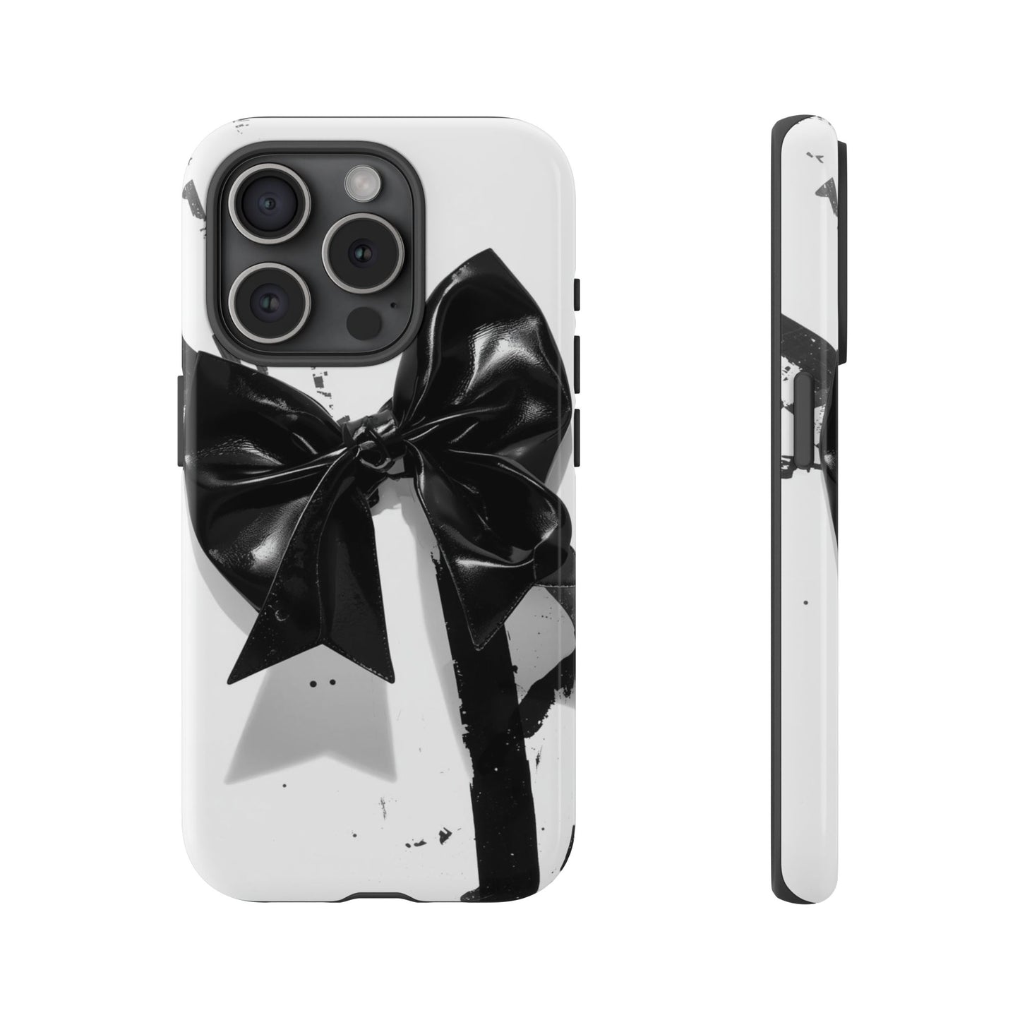 Phone Case — Black Bow Graphic Protective Cover