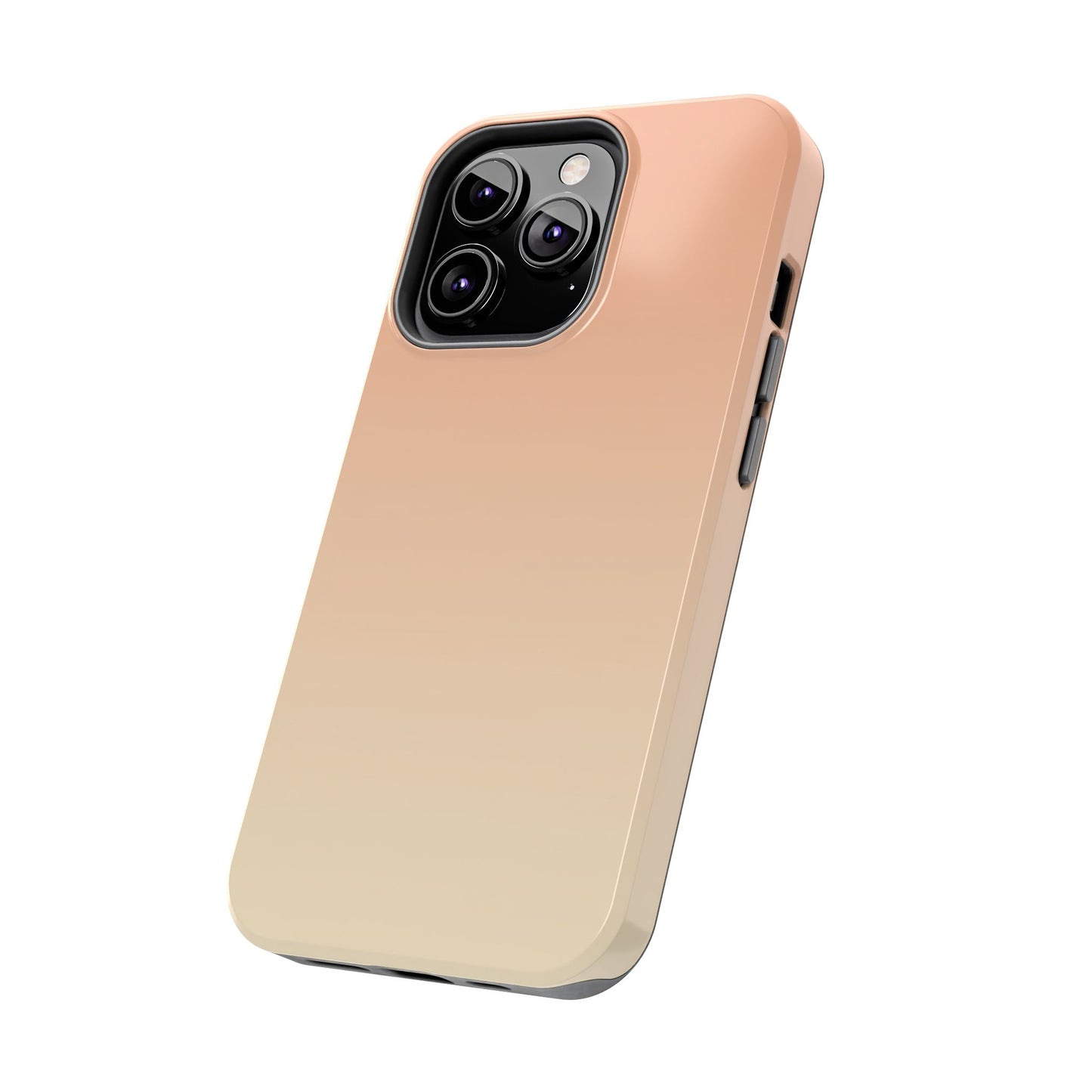 Gradient Tough Phone Case — Peach Ombre Protective Cover
