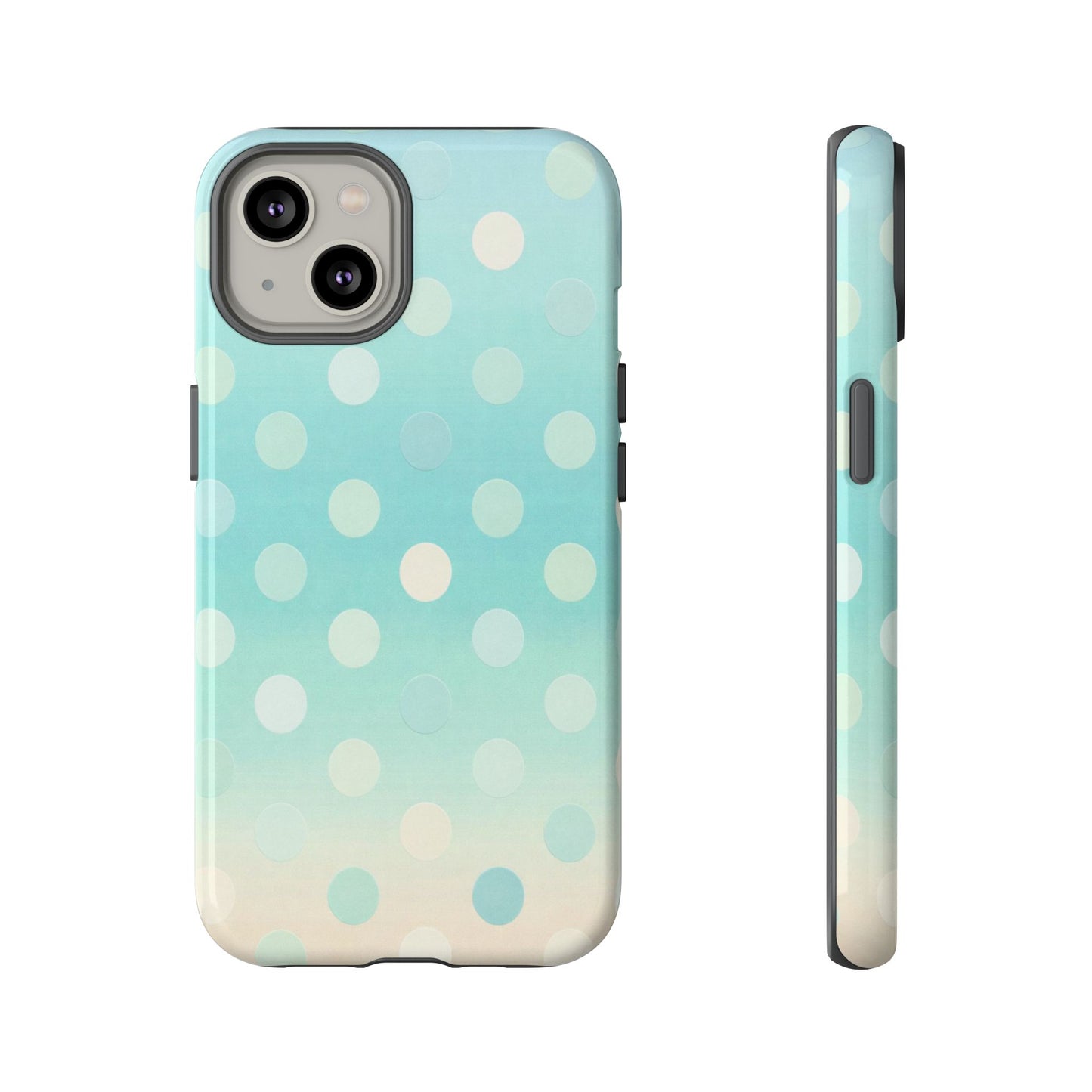 Abstract Palm Tough Phone Case — Minimal Coastal Blue Protective Cover