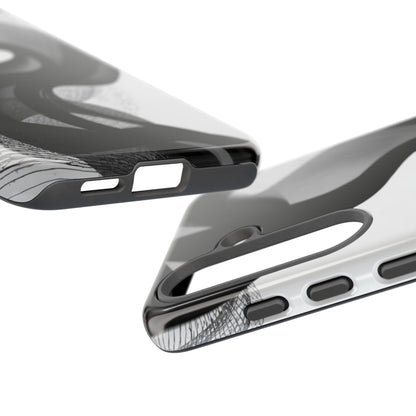Phone Case — Monochrome Abstract Protective Cover