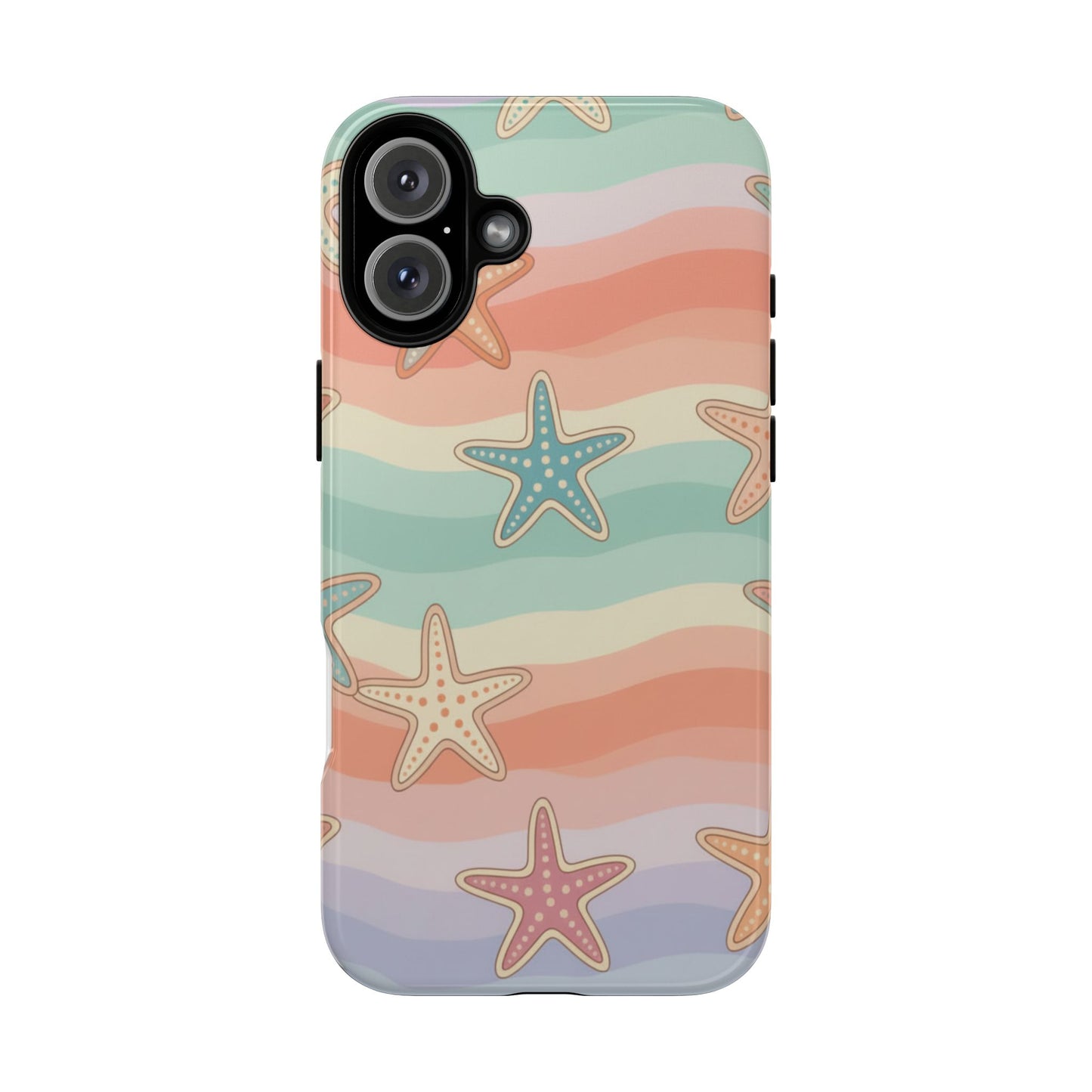 Starfish Wave Tough Phone Case — Pastel Beach Protective Cover