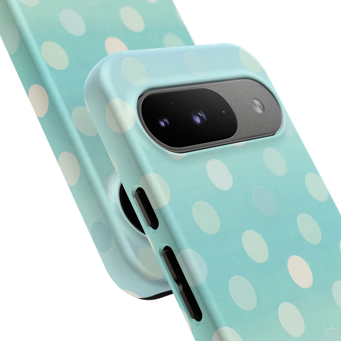 Abstract Palm Tough Phone Case — Minimal Coastal Blue Protective Cover
