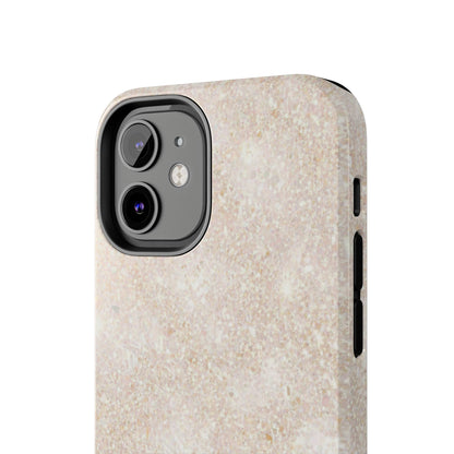 Marble Texture Tough Phone Case — Sandstone Protective Phone Cover