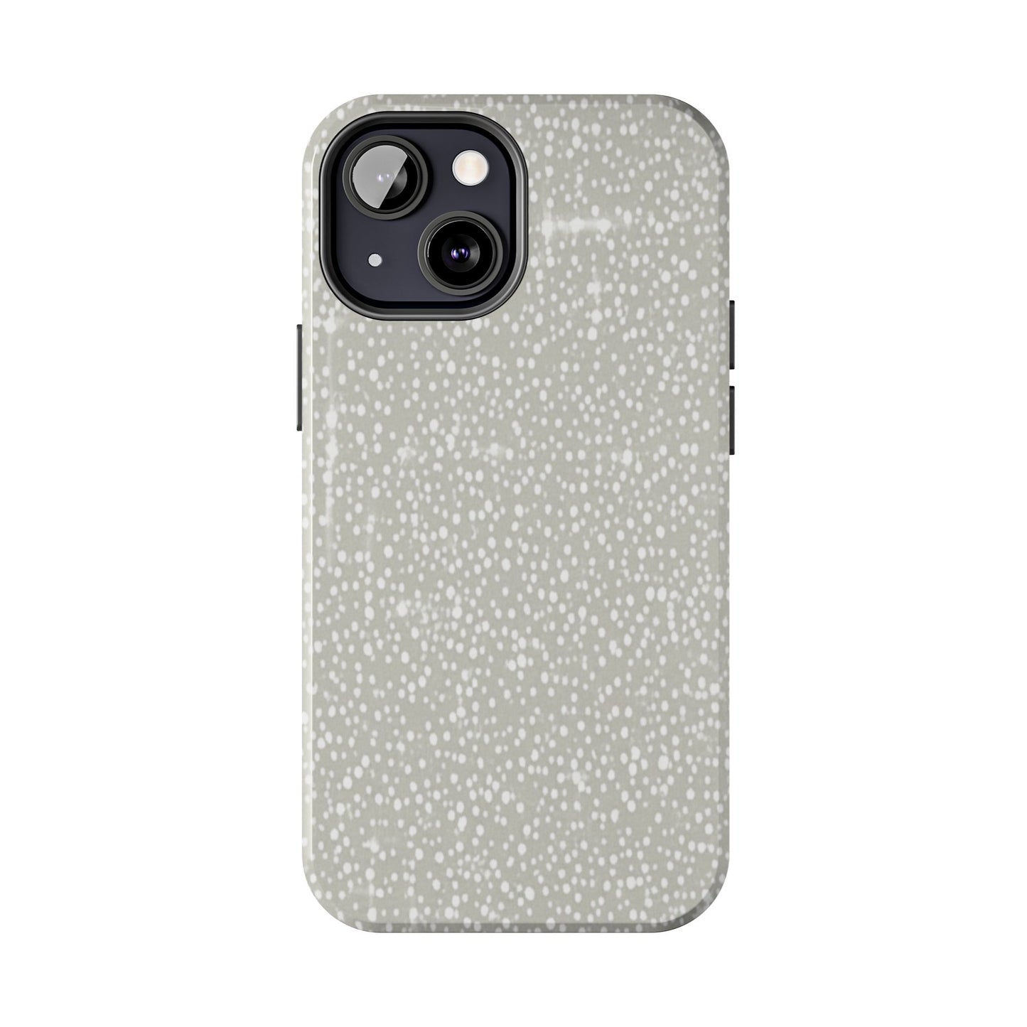 Speckled Gray Tough Phone Case — Protective Shockproof iPhone Cover