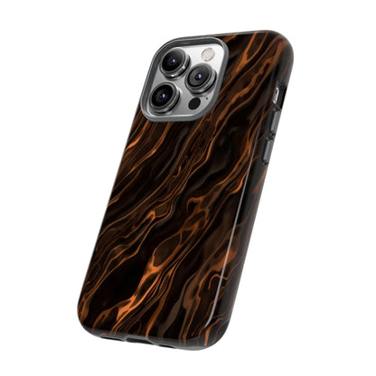 Copper Swirl Phone Case — Tough Protective iPhone Cover