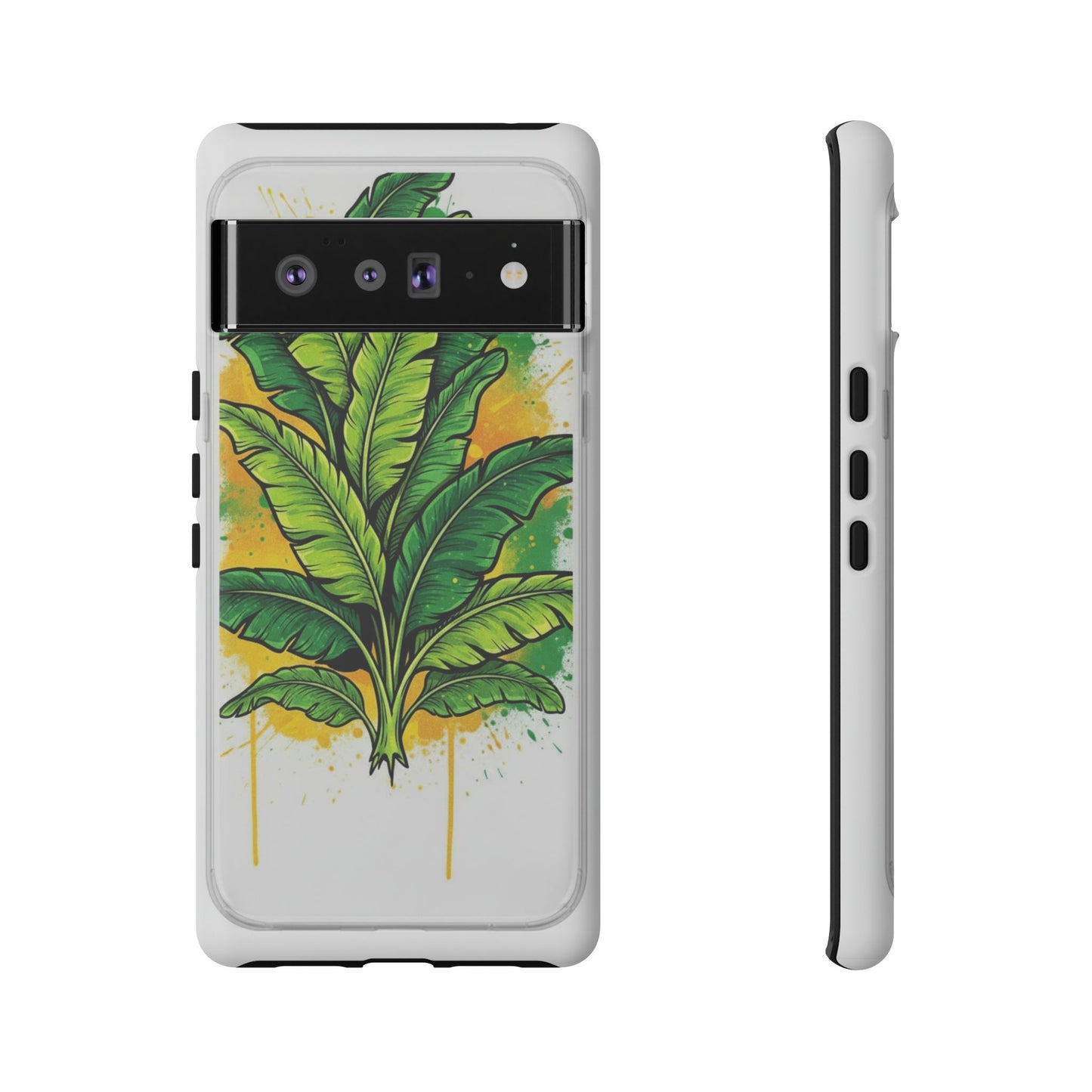 Tropical Banana Leaf Phone Case — Vibrant Green Plant Protector