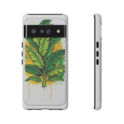 Tropical Banana Leaf Phone Case — Vibrant Green Plant Protector