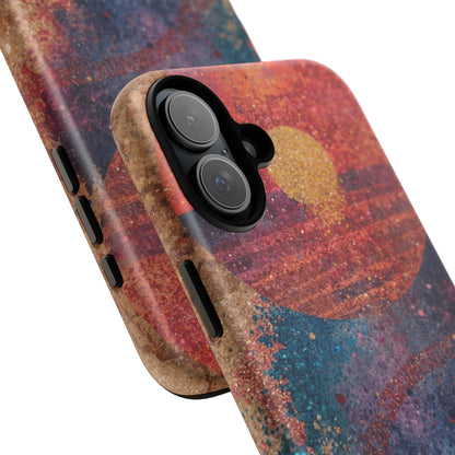Retro Sunset Tough Phone Case