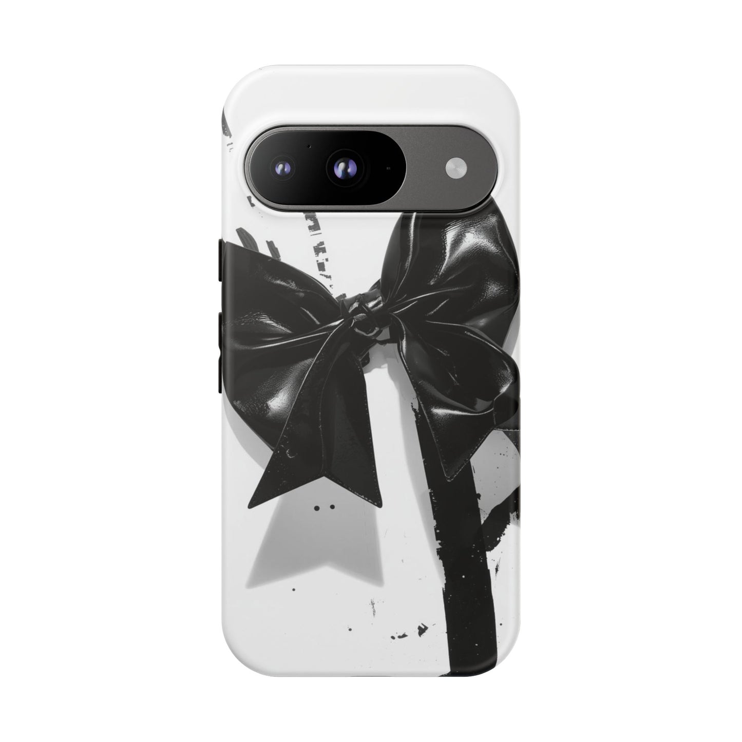 Phone Case — Black Bow Graphic Protective Cover