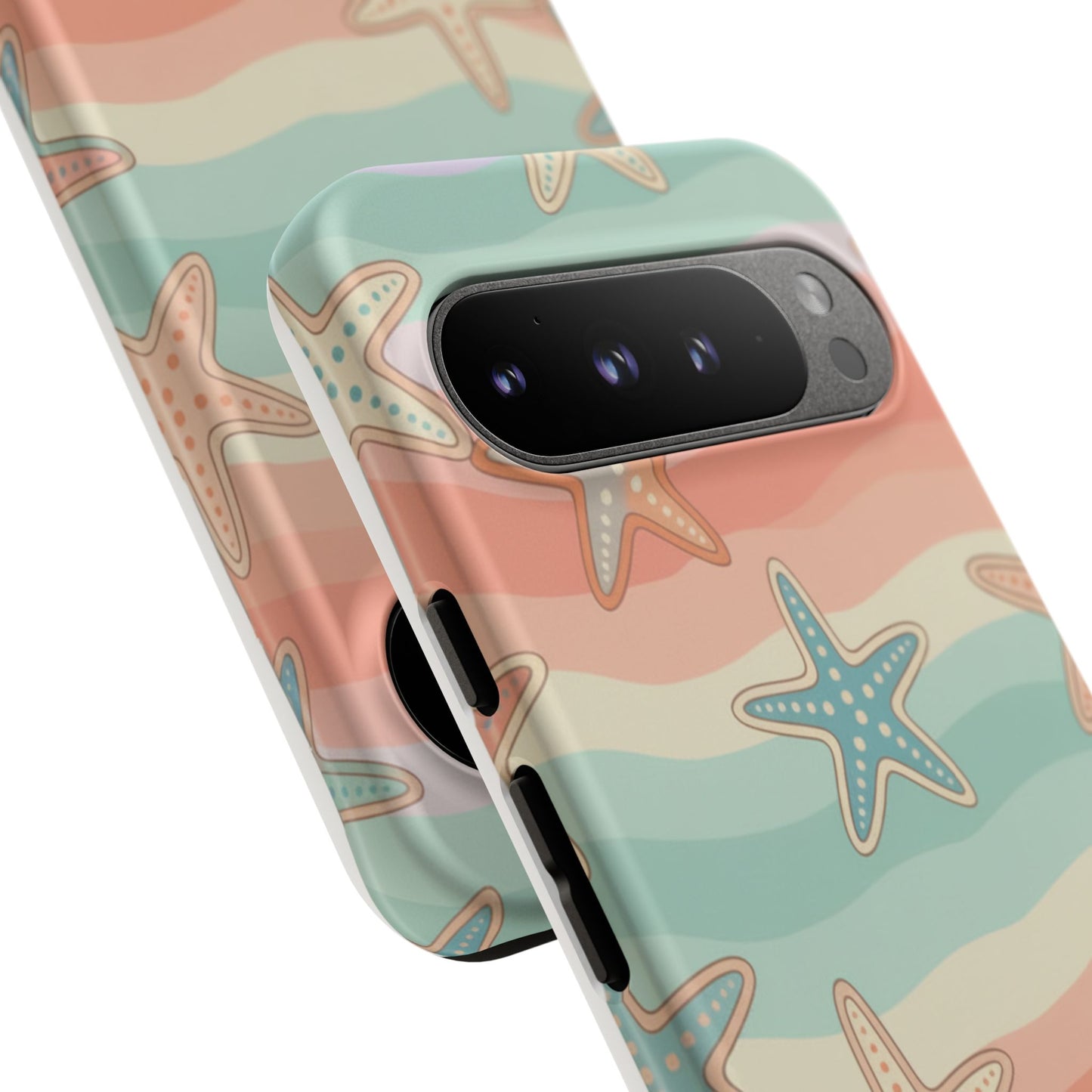 Starfish Wave Tough Phone Case — Pastel Beach Protective Cover