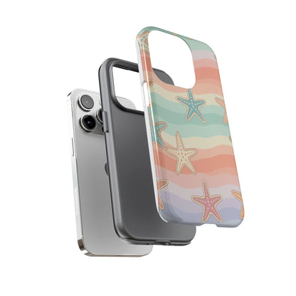 Starfish Wave Tough Phone Case — Pastel Beach Protective Cover