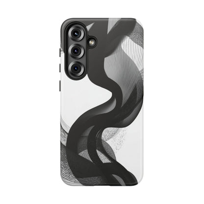 Phone Case — Monochrome Abstract Protective Cover
