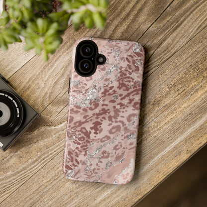Tropical Monstera Phone Case — Colorful Leaf Protective Tough Case