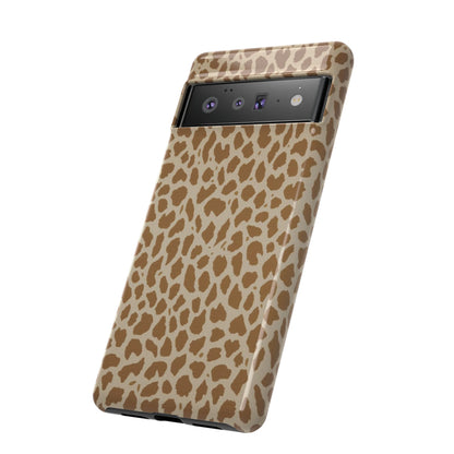 Leopard Print Tough Phone Case — Slim Protective Animal Pattern