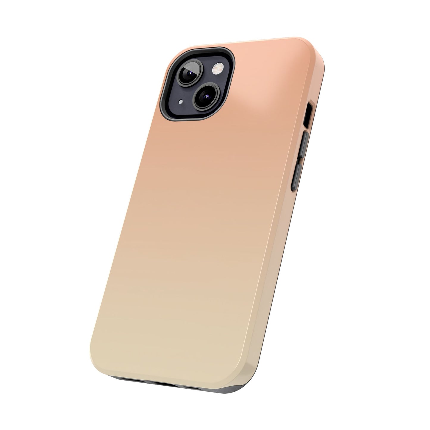 Gradient Tough Phone Case — Peach Ombre Protective Cover