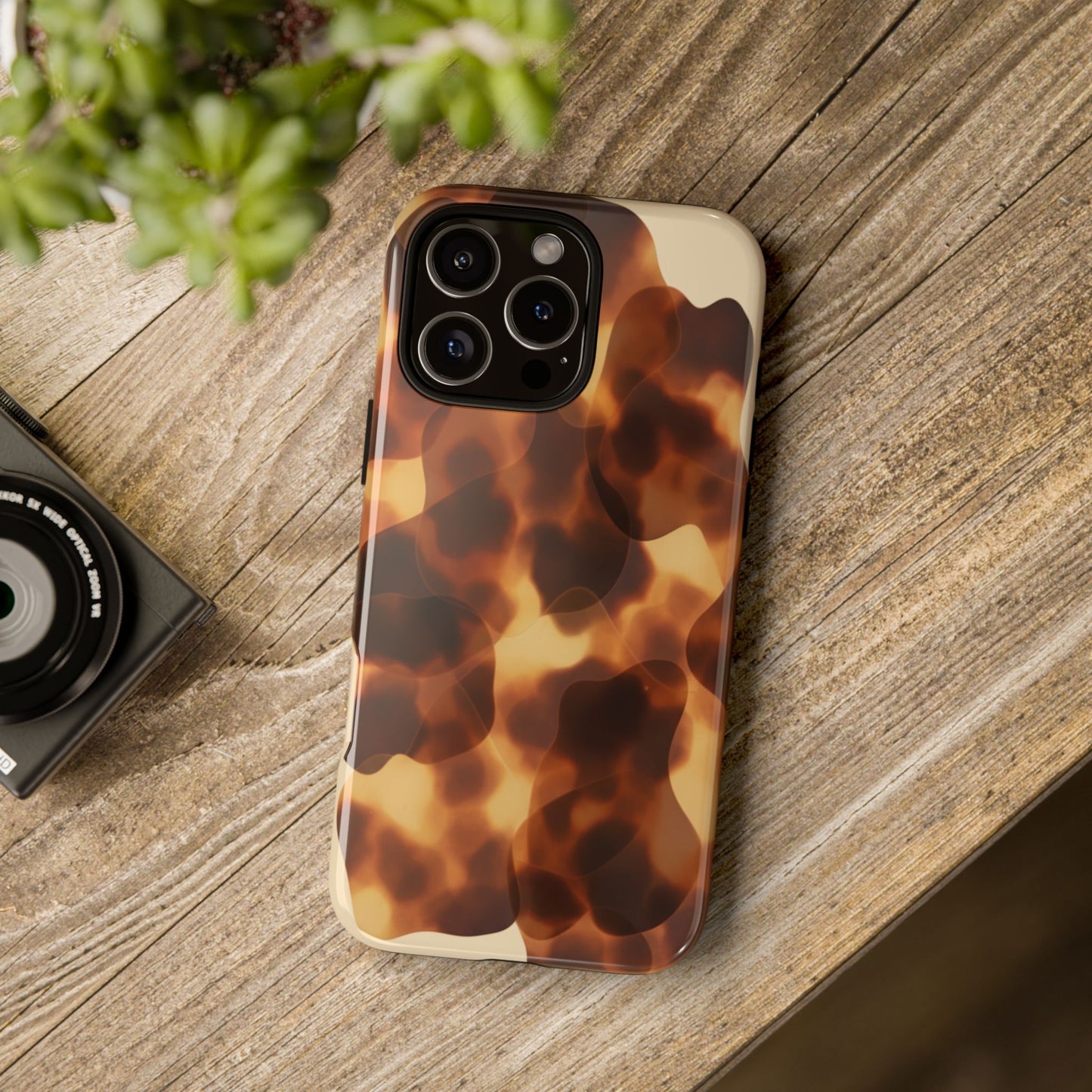 Tortoiseshell Phone Case — Tough Protective iPhone Cover