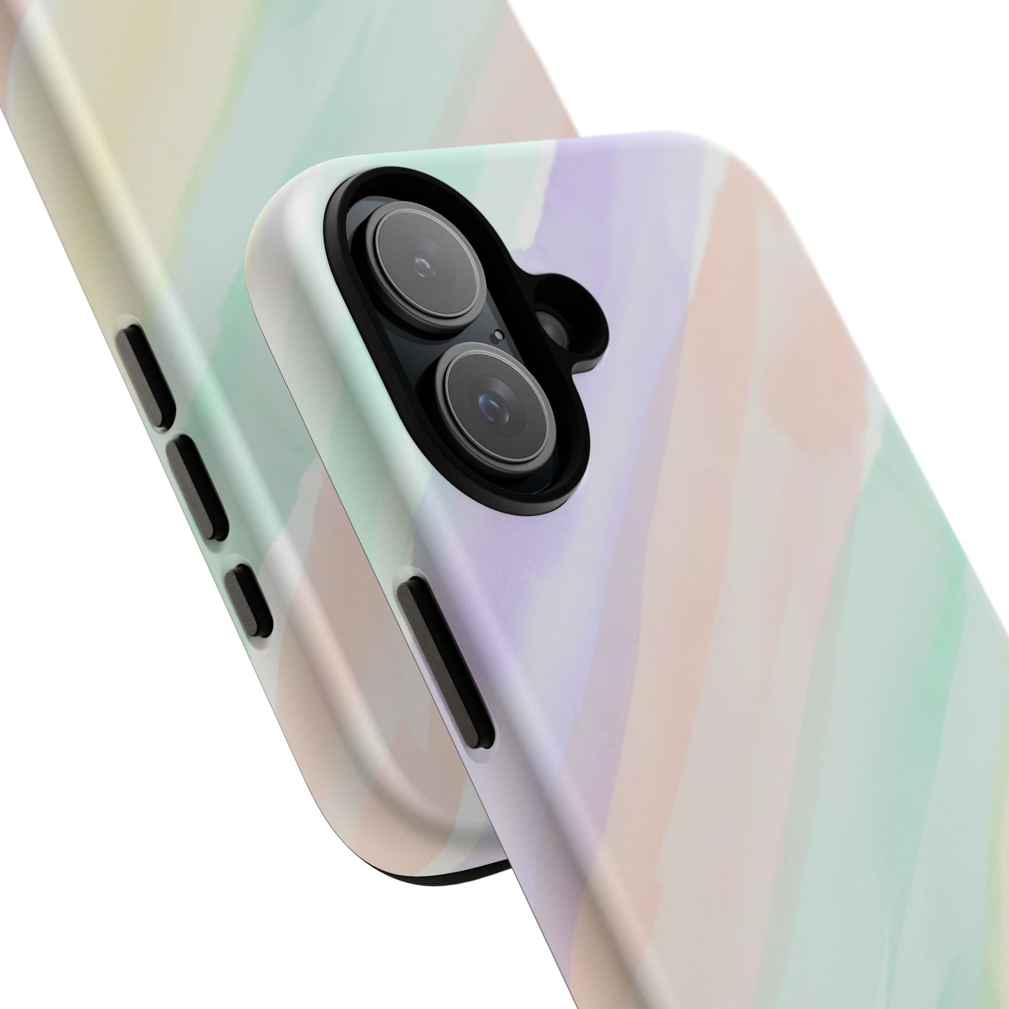 Pastel Watercolor Stripe Tough Phone Case