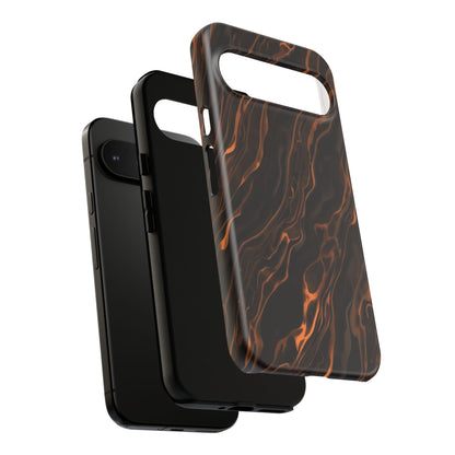 Copper Swirl Phone Case — Tough Protective iPhone Cover