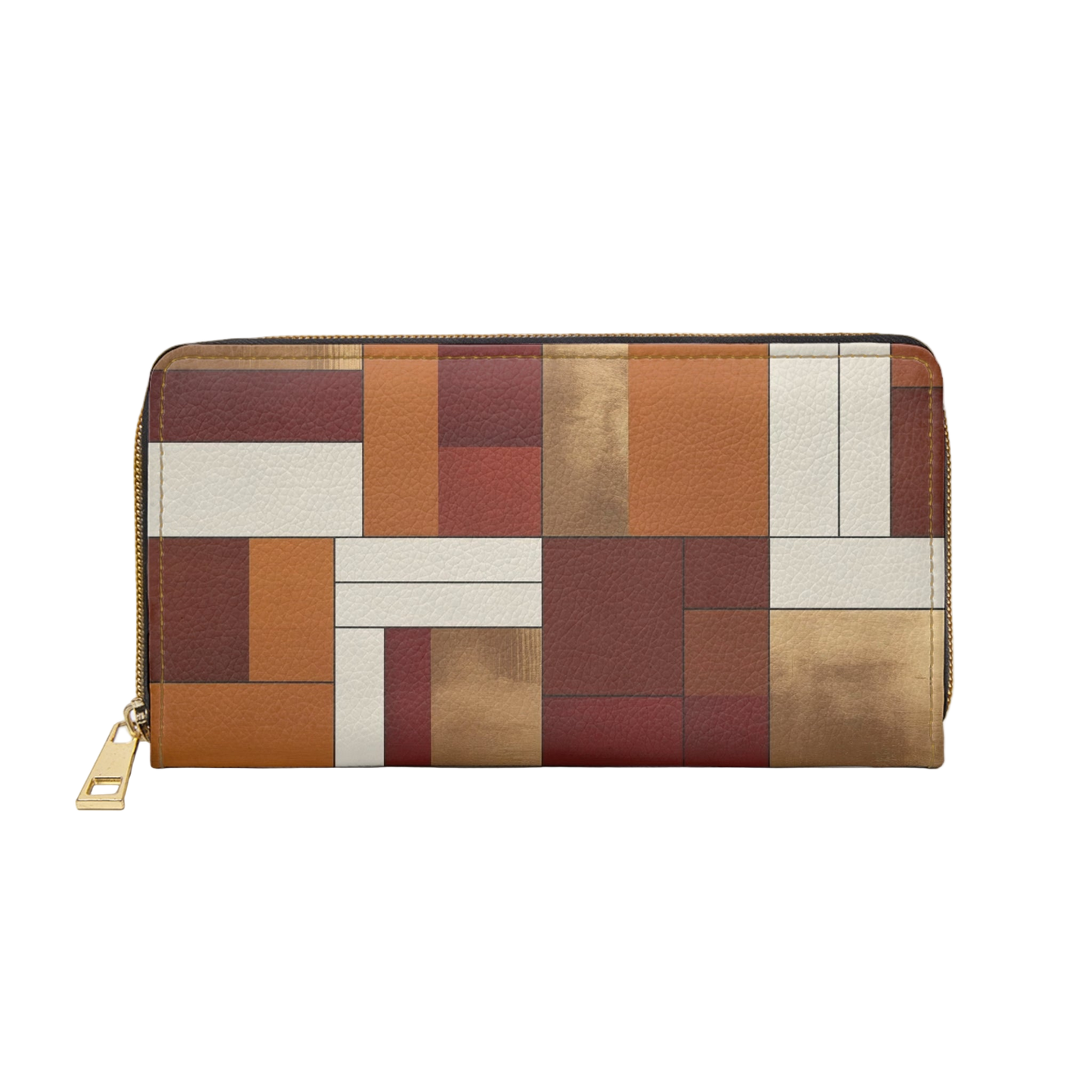 Women's Toasted Ochre Bloc Wallet - Everyday Zipperedd Wallet