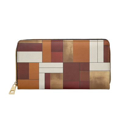 Women's Toasted Ochre Bloc Wallet - Everyday Zipperedd Wallet