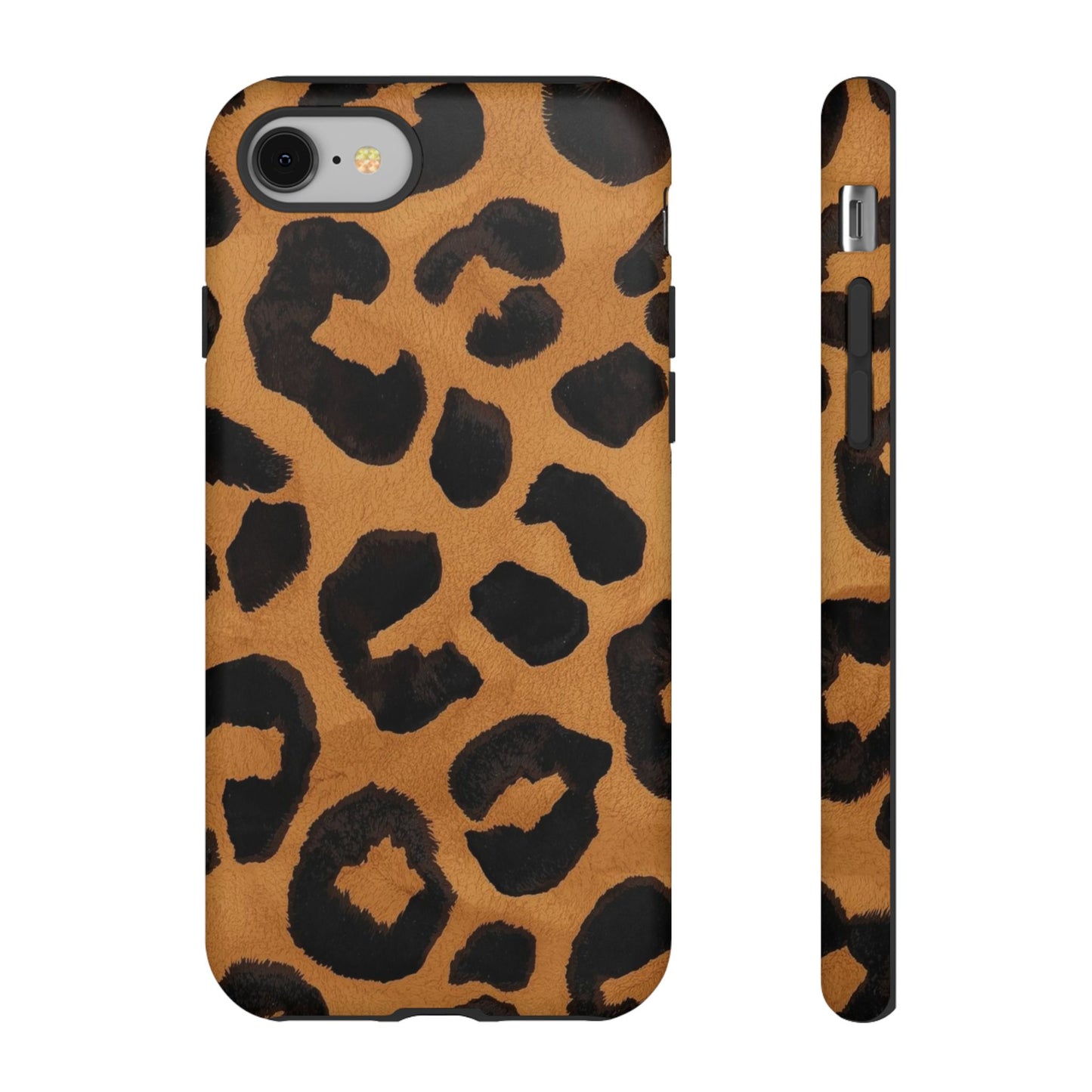 Leopard Print Tough Phone Case — Protective Animal Print iPhone Case