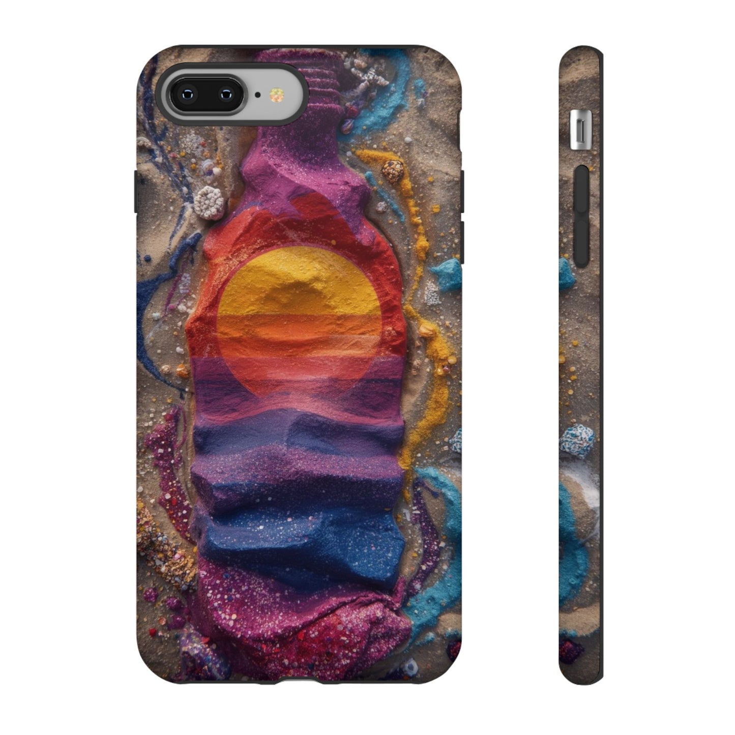 Phone Case — Colorful Sand Art Sunset Tough Protective Case