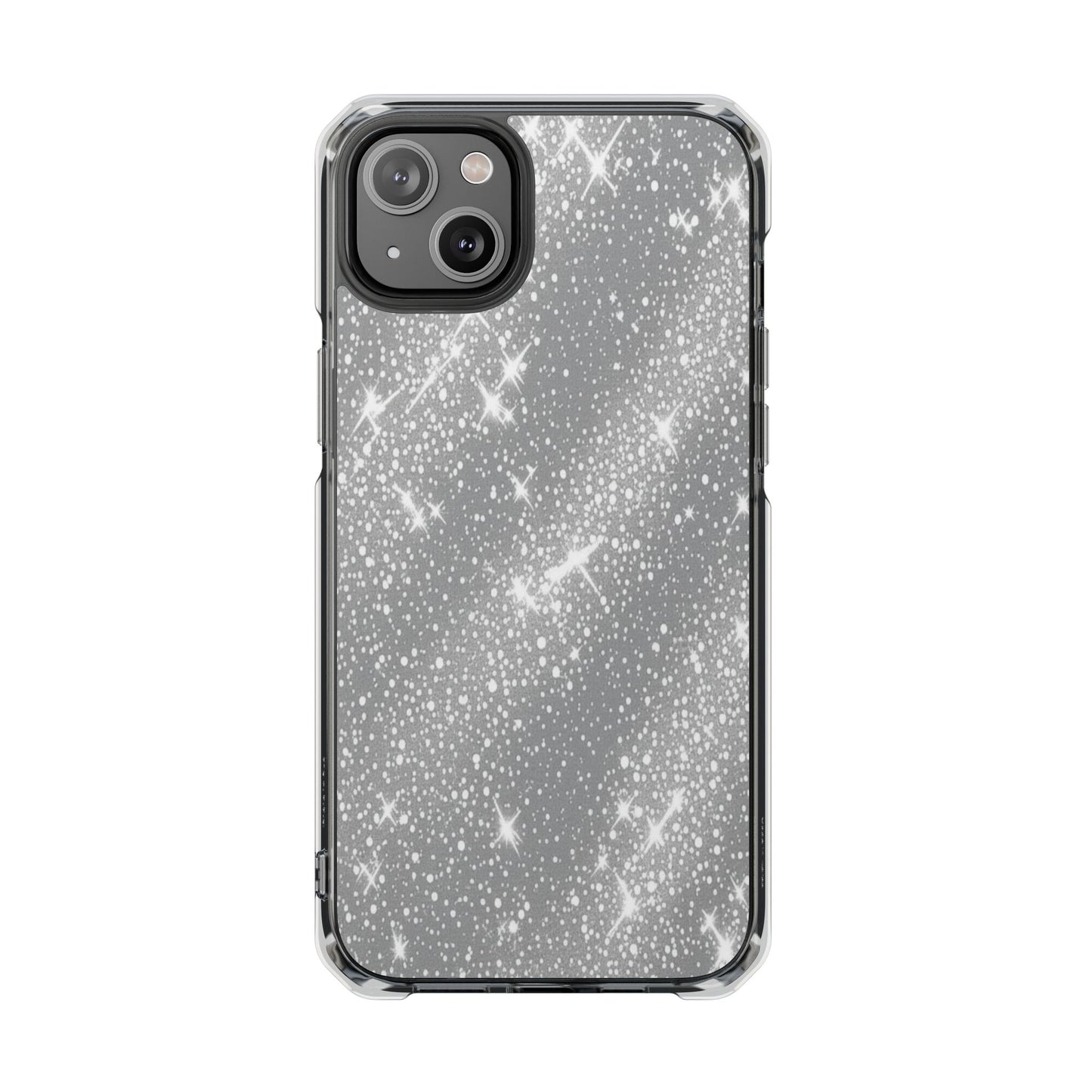 Clear Glitter Magnetic Phone Case — Sparkle Impact Protection