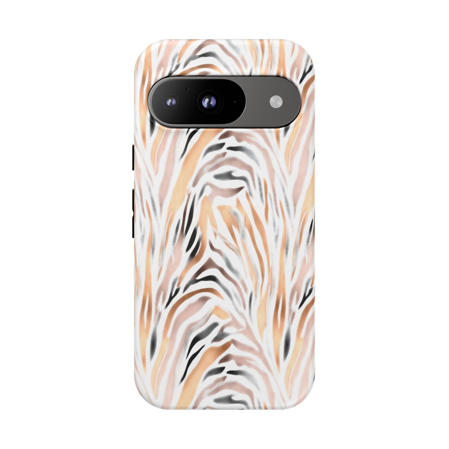 Tough Case — Neutral Watercolor Tiger Stripe Phone Case