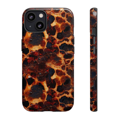 Tortoiseshell Phone Case — Protective iPhone Cover with Classic Amber Pattern