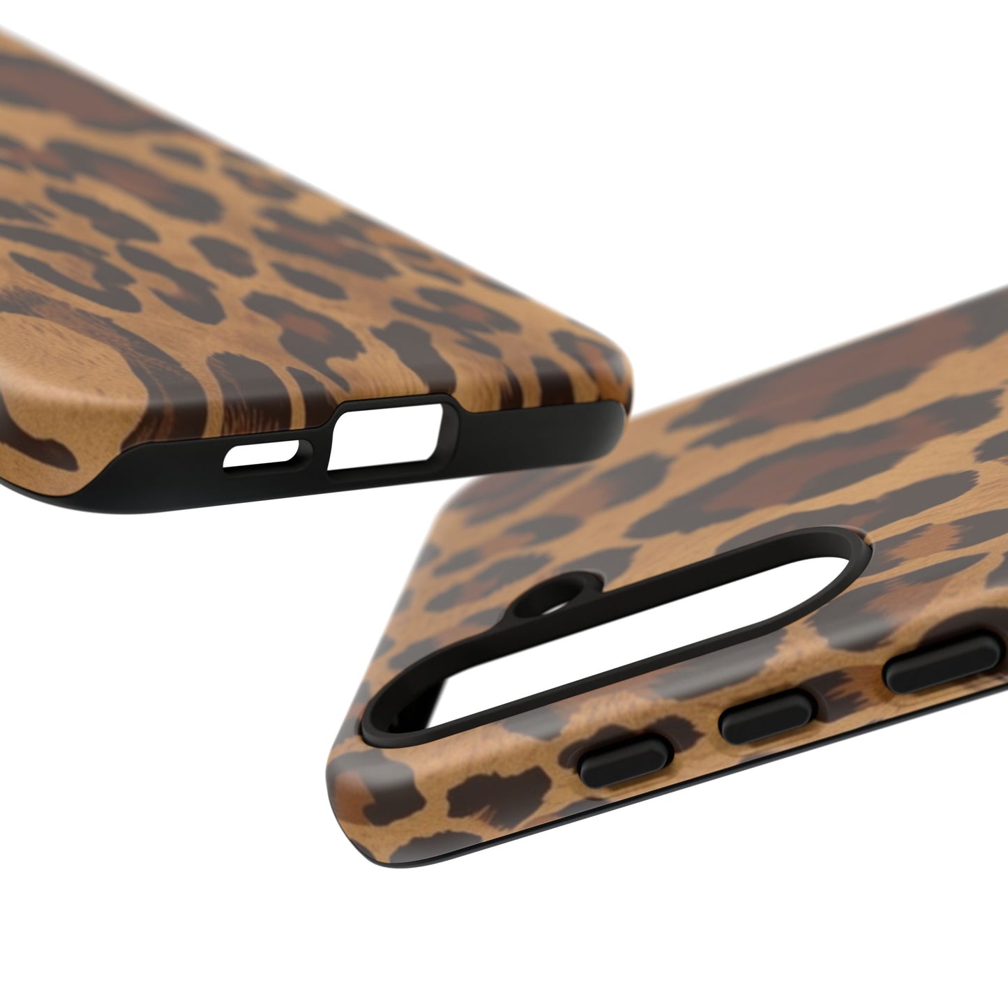 Leopard Print Tough Phone Case — Durable Animal Print Protective Cover