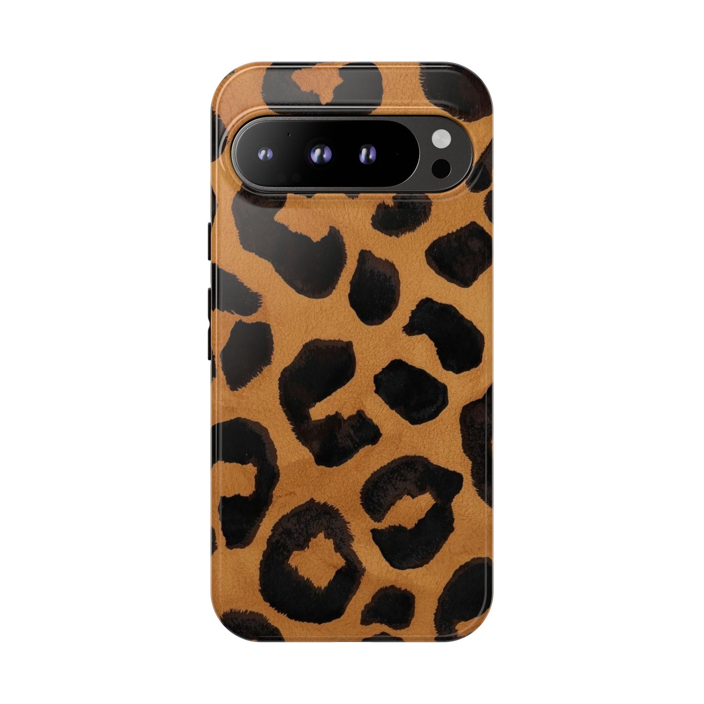 Leopard Print Tough Phone Case — Protective Animal Print iPhone Case