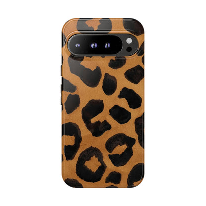 Leopard Print Tough Phone Case — Protective Animal Print iPhone Case