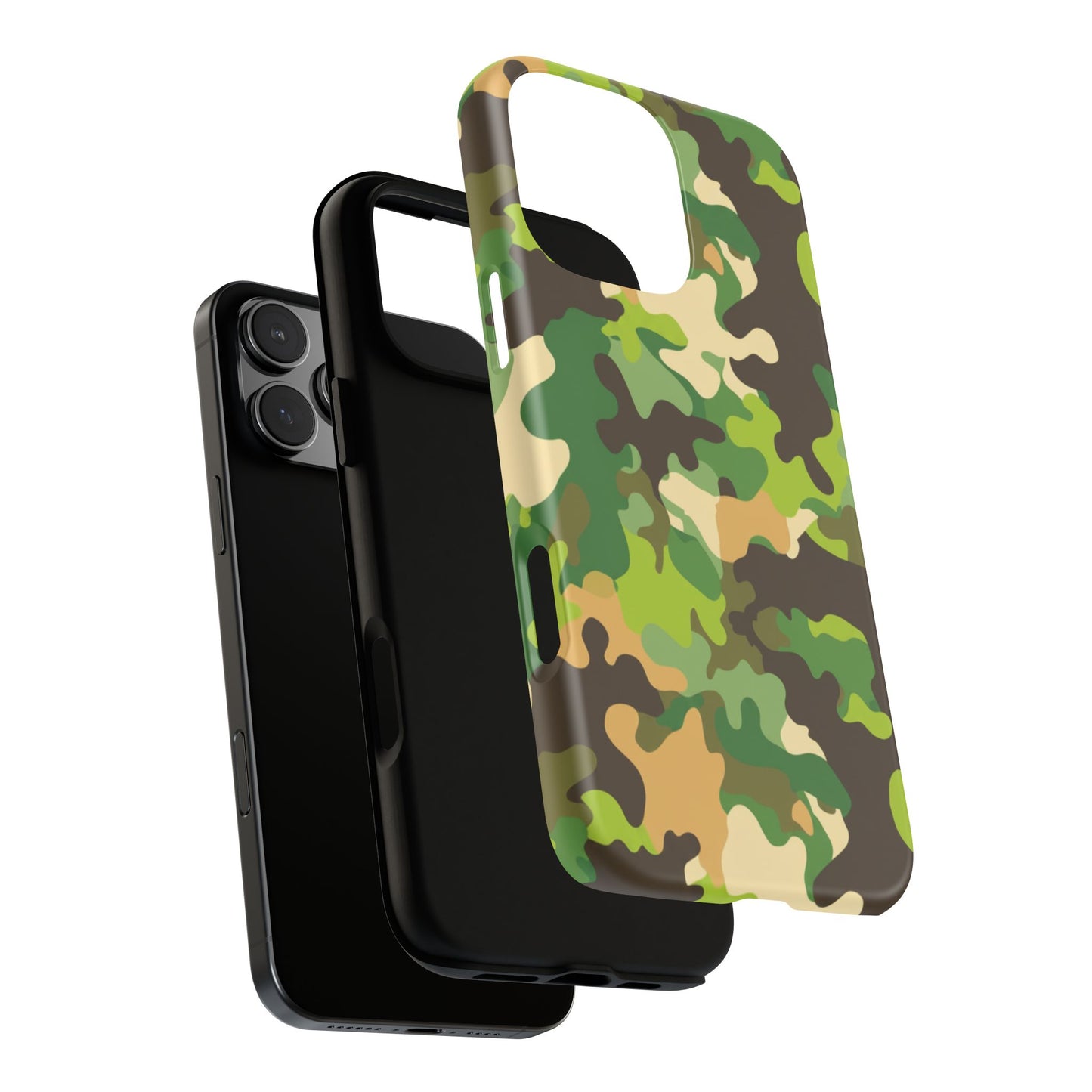 Camouflage Tough Phone Case — Military Camo Protective Cover