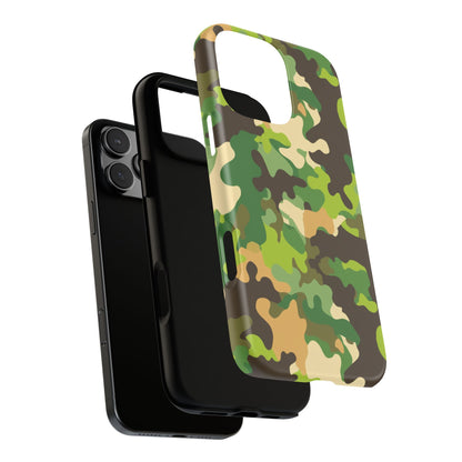 Camouflage Tough Phone Case — Military Camo Protective Cover