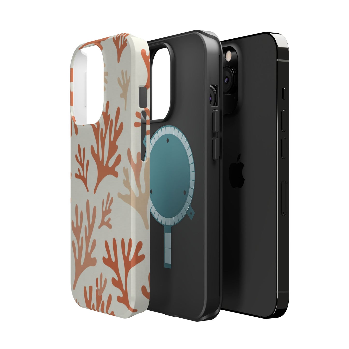 Coral Reef Magnetic Impact Phone Case — Protective MagSafe-Compatible Design