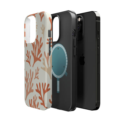 Coral Reef Magnetic Impact Phone Case — Protective MagSafe-Compatible Design
