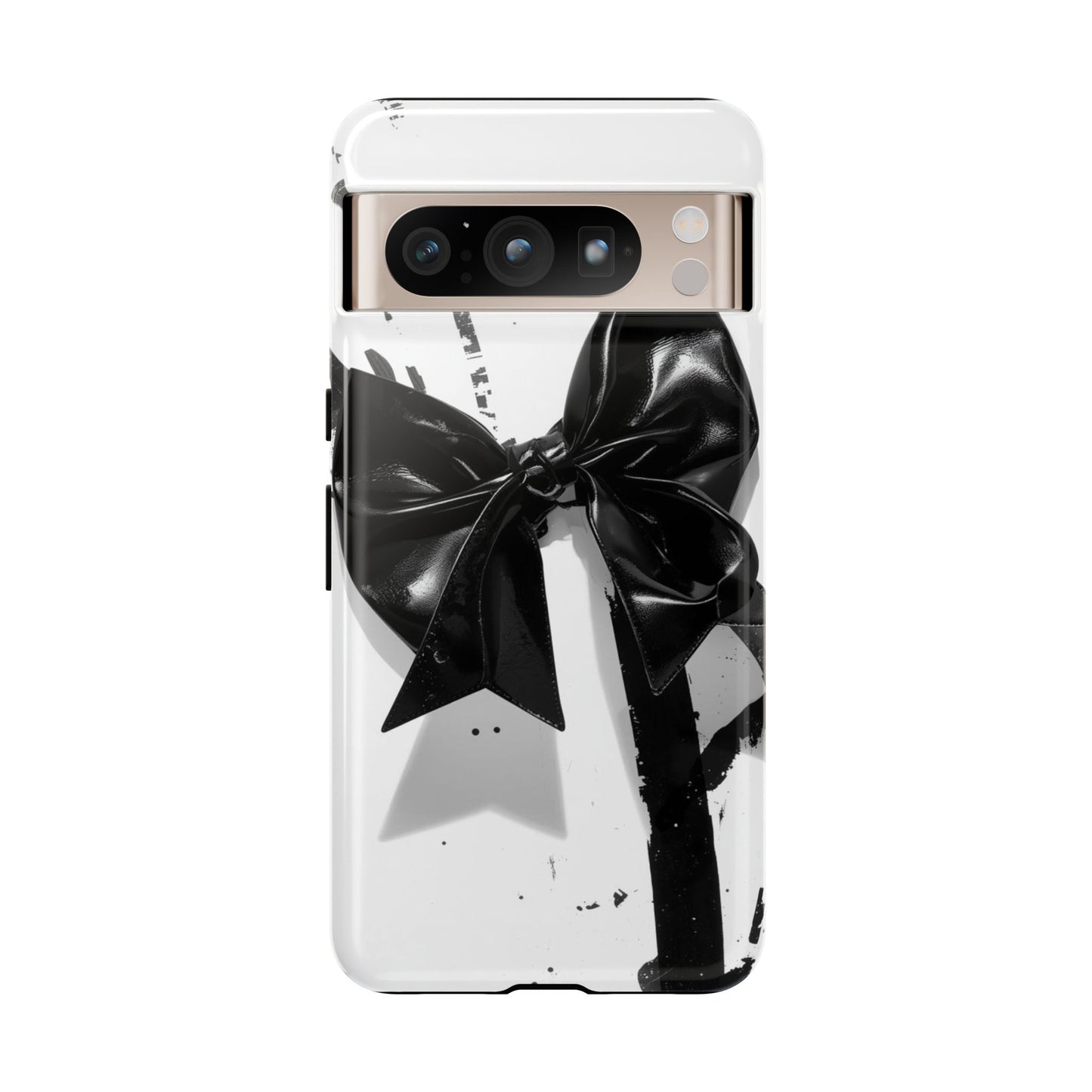 Phone Case — Black Bow Graphic Protective Cover