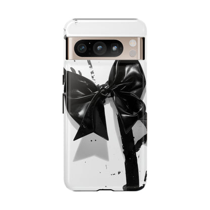 Phone Case — Black Bow Graphic Protective Cover